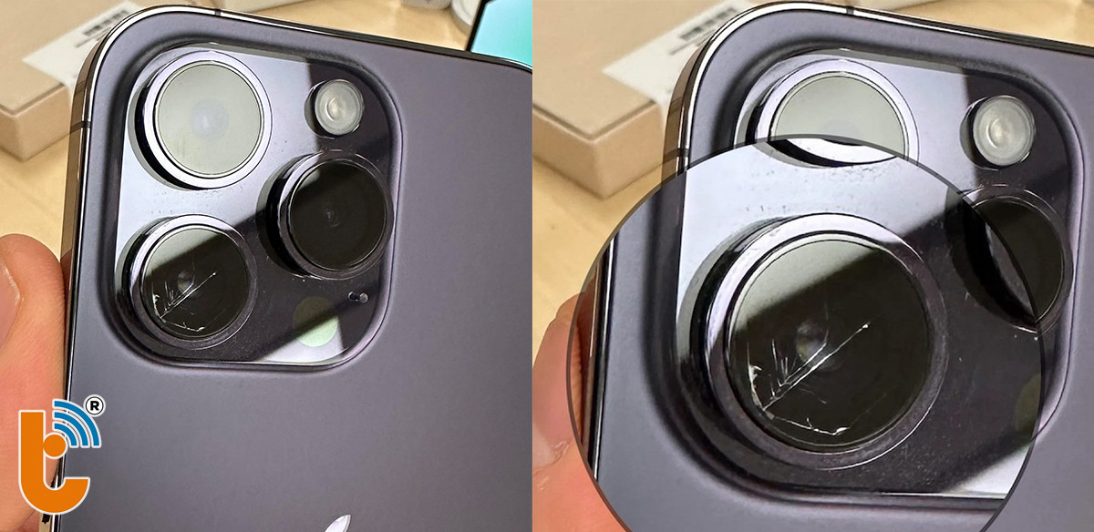 Bể kính camera sau iPhone 14 Pro max