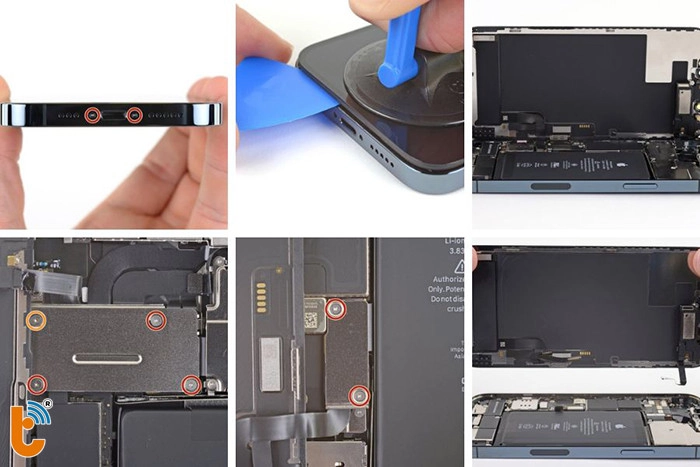Các bước tháo màn hình iPhone 12 Pro