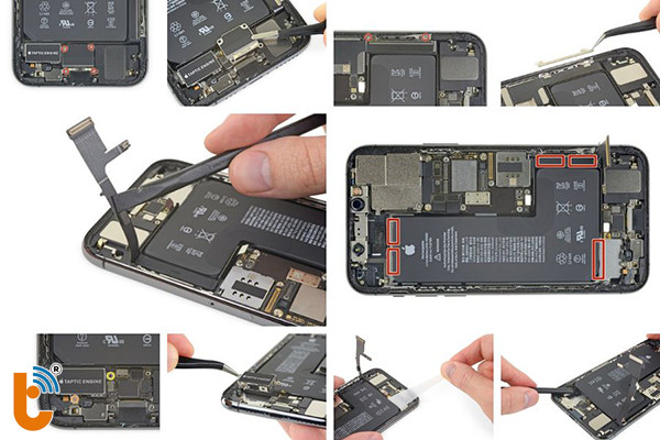 Các bước tháo pin iPhone 11 Pro