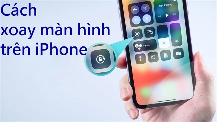 cách bật xoay màn hình iphone