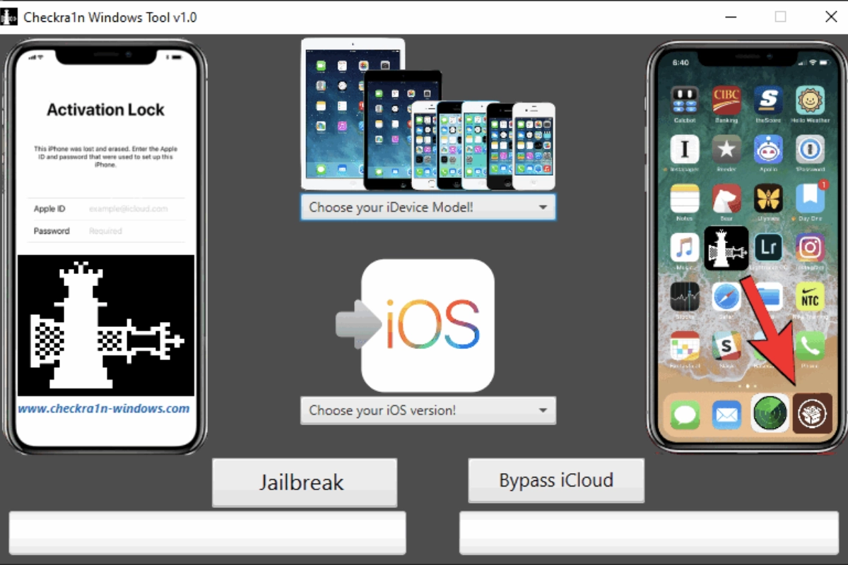 cách bypass icloud với checkra1n
