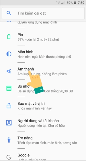 cách cài nhạc chuông điện thoại vsmart 2