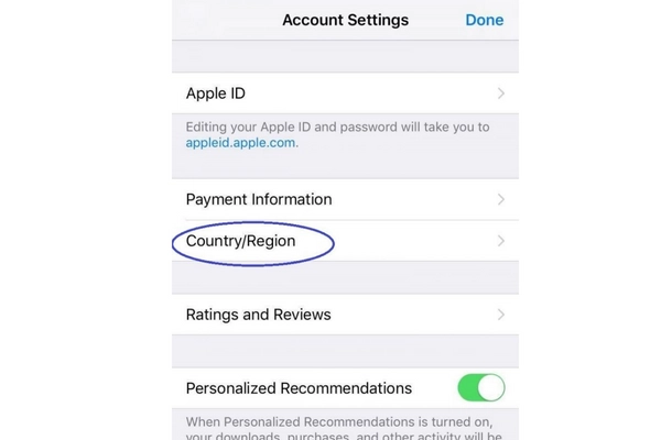 Cách chuyển vùng Appstore sang Singapore