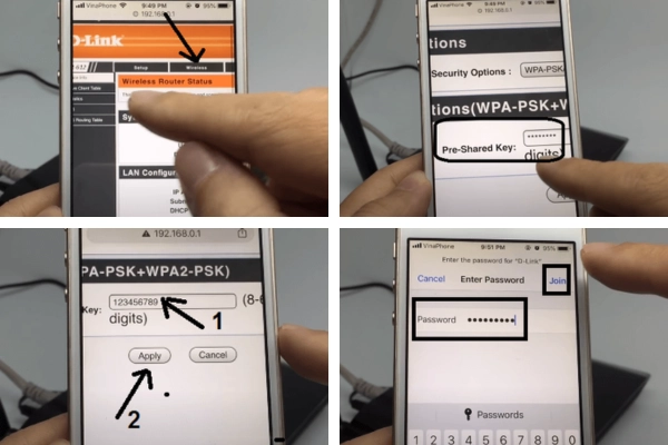 cách đổi mật khẩu wifi D link 5