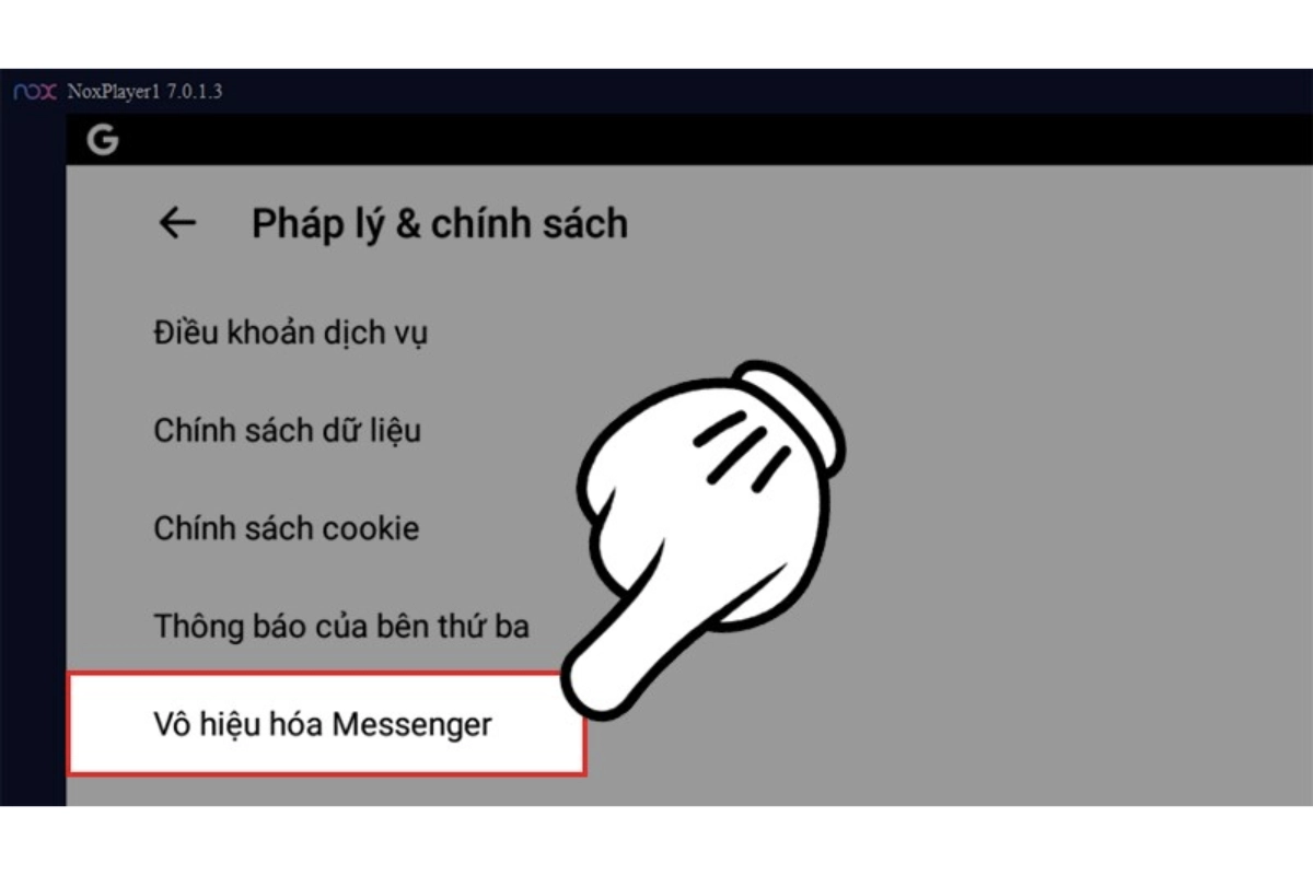 cách khoá messenger tạm thời 4