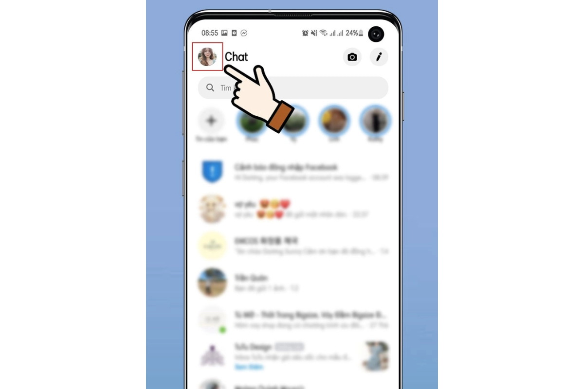 cách khoá messenger tạm thời 7
