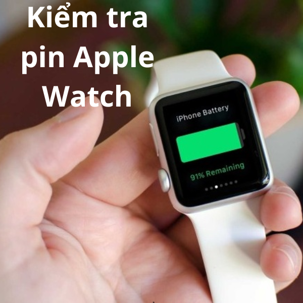 Cách kiểm tra pin Apple Watch