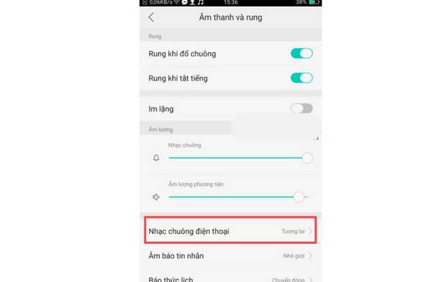 cách thay đổi nhạc chuông điện thoại oppo 6
