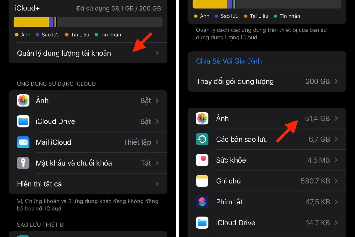 cách xoá ảnh trên icloud 3