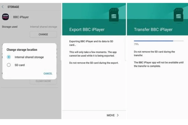 chuyển ứng dụng sang thẻ nhớ vsmart