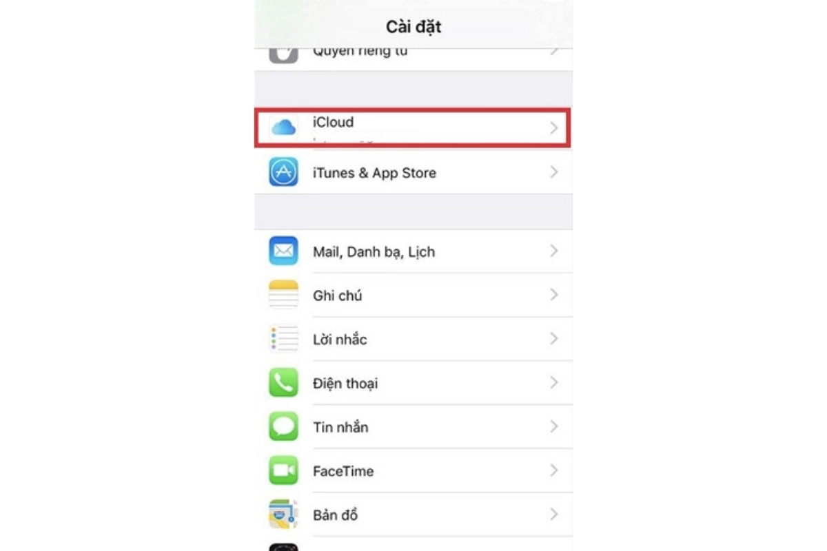đồng bộ danh bạ iphone
