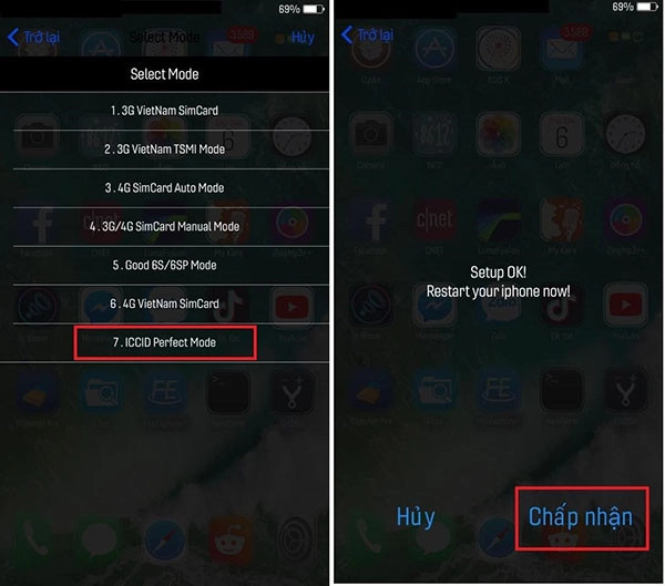 ghép sim cho iphone lock 5