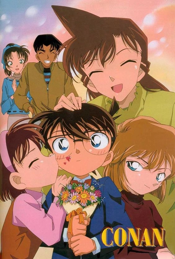 Hình nền anime Conan cute dễ thương