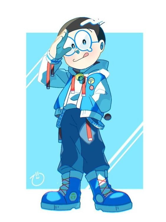 Hình nền anime Nobita cute dễ thương