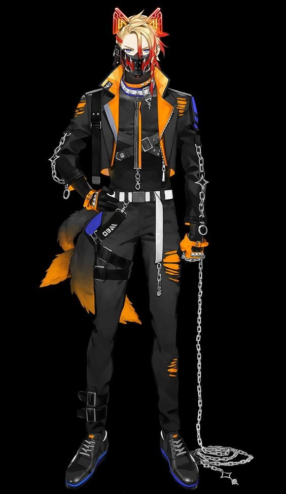 Hình nền anime ngầu nam áo đen