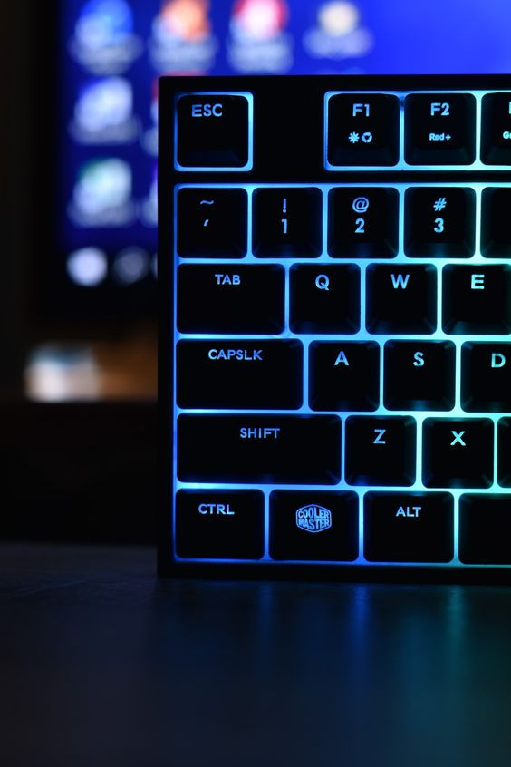 Hình nền bàn phím máy tính màu đen