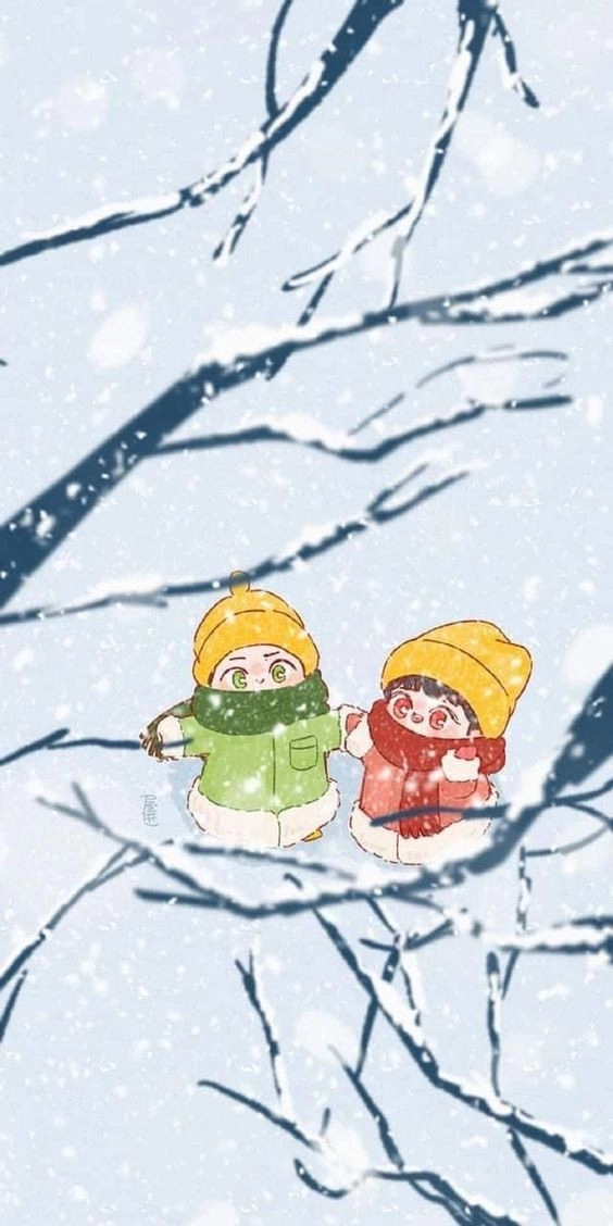 hình nền đôi chibi 3