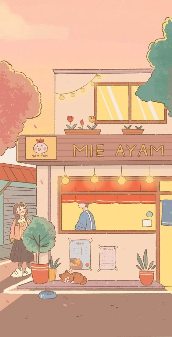 Hình nền iphone 6s plus cute góc nhà nhỏ