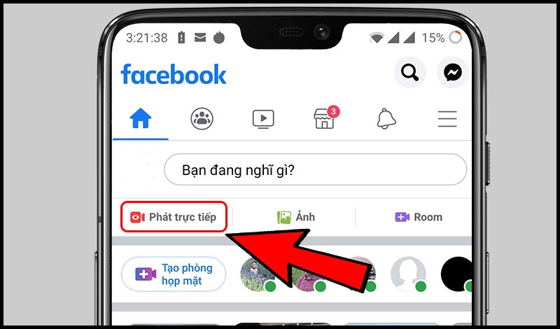 hướng dẫn livestream facebook 1