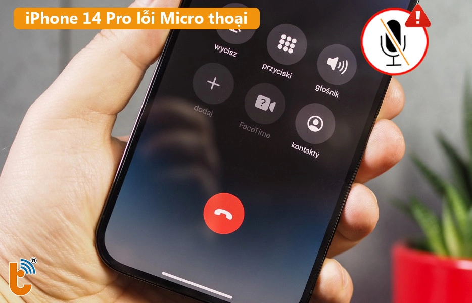 iPhone 14 Pro lỗi Mic thoại