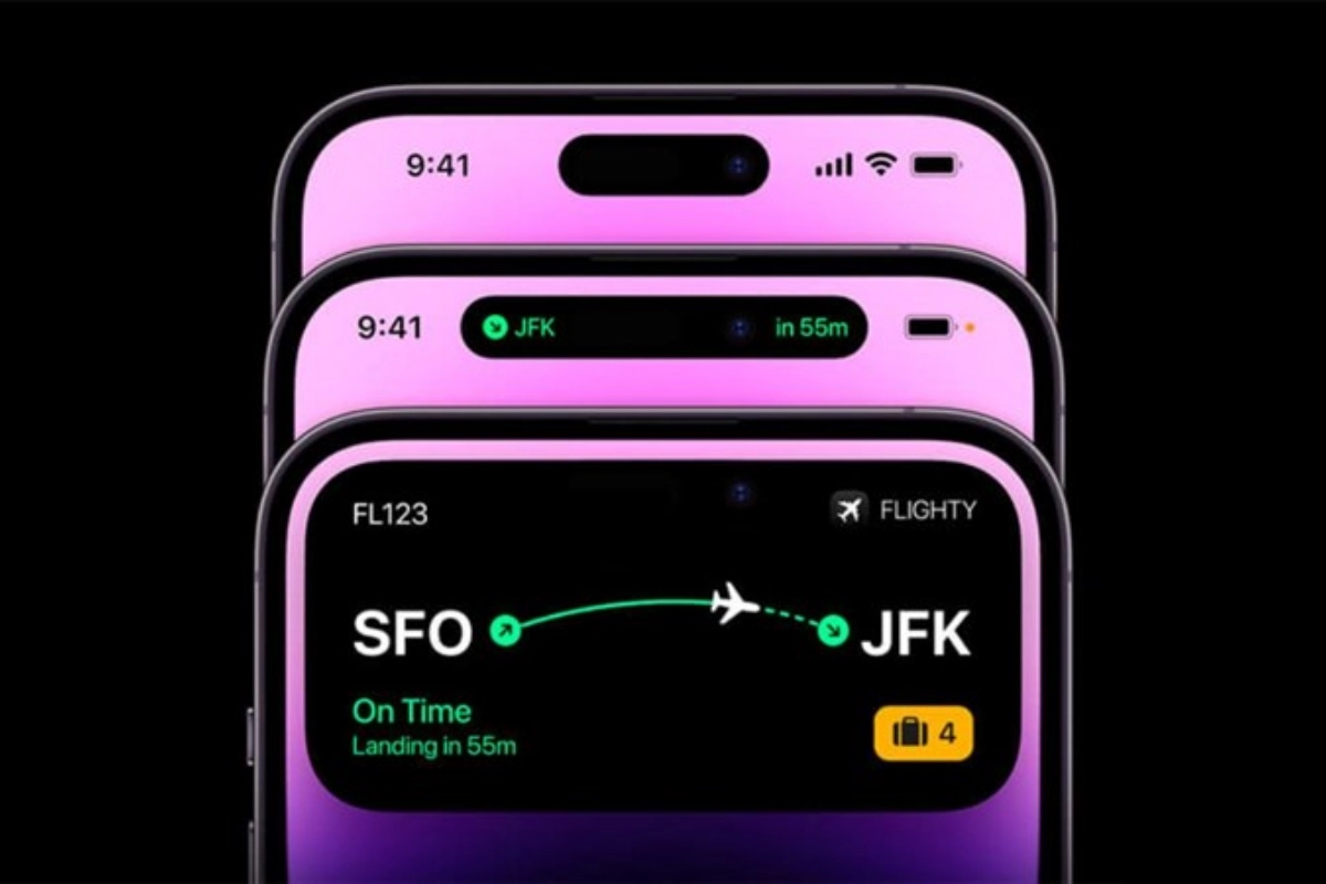 Bạn có thể theo dõi chi tiết về chuyến bay của mình với Flighty trên màn hình chính. Nguồn: Apple.