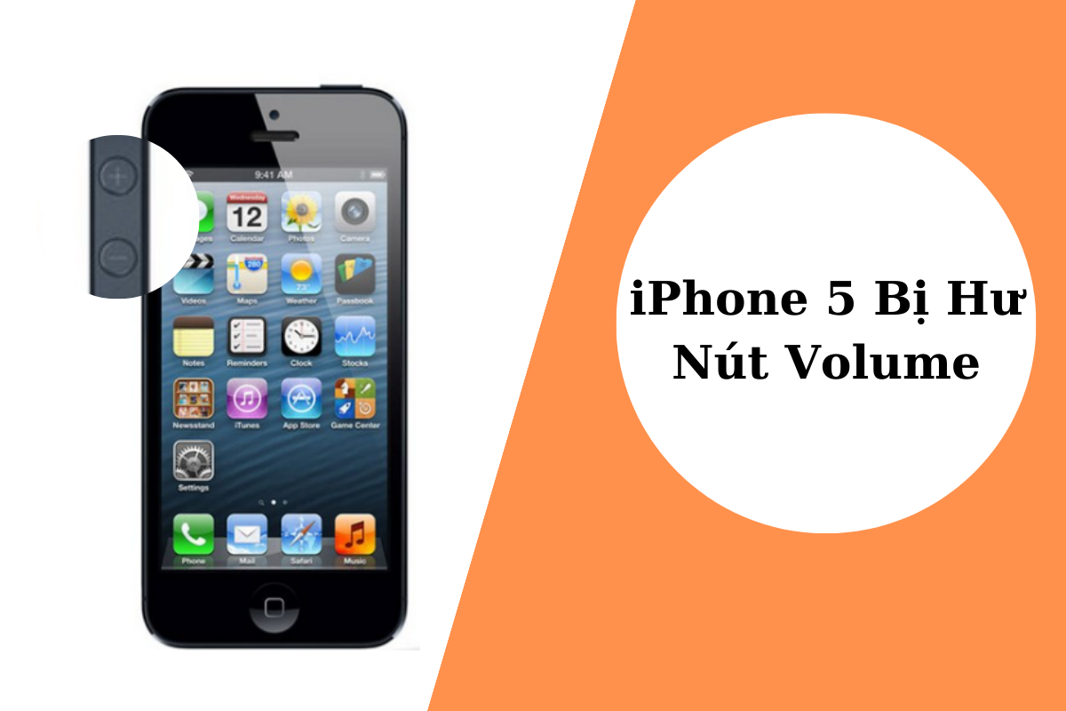 iPhone 5 bị hư nút Volume - Top 3 cách khắc phục hiệu quả
