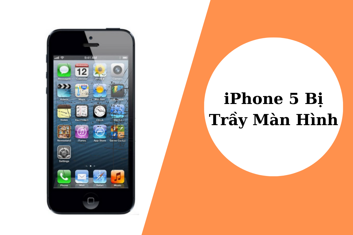 iPhone 5 bị trầy màn hình - Mẹo bảo vệ màn hình và lợi ích khi thay màn hình mới