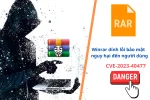 Winrar dính lỗi bảo mật  - Người dùng hãy cẩn trọng những tập tin giải nén