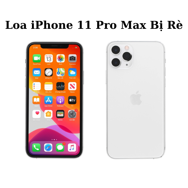 Loa iPhone 11 Pro Max bị rè - Cách sửa lỗi hiệu quả cho người dùng