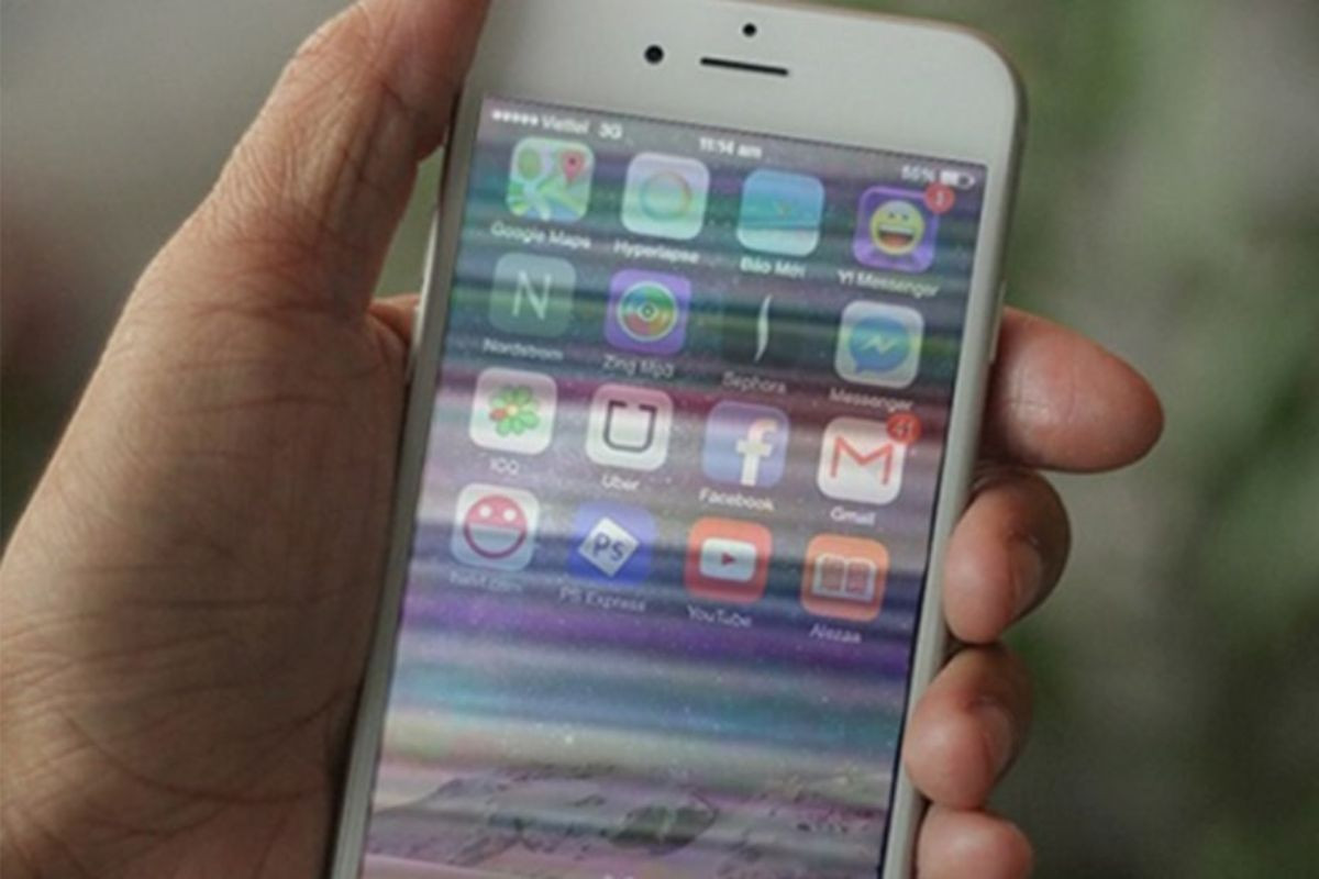 Xung đột các ứng dụng là nguyên nhân làm cho màn hình iPhone 6, 6 Plus bị sọc ngang