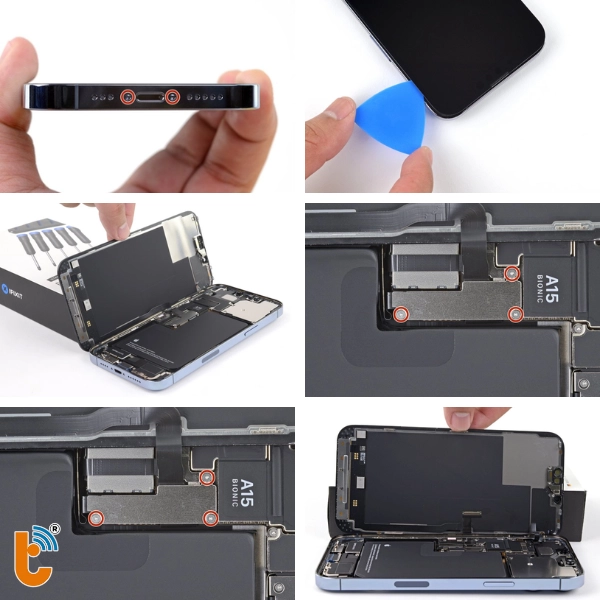 tháo màn hình iPhone 13 Pro Max