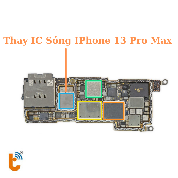 Thay IC sóng iPhone 13 Pro Max