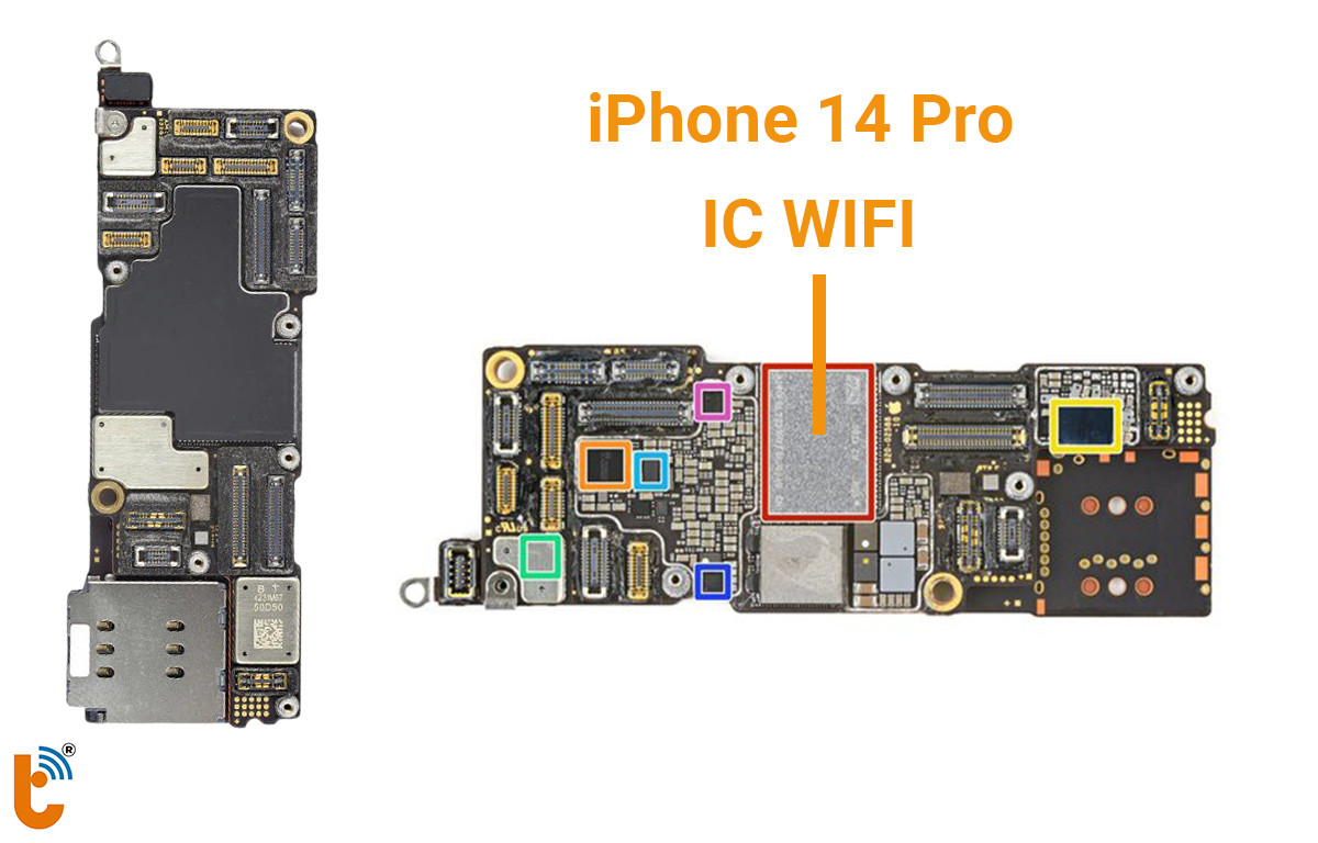 Thay IC Wifi iPhone 14 Pro
