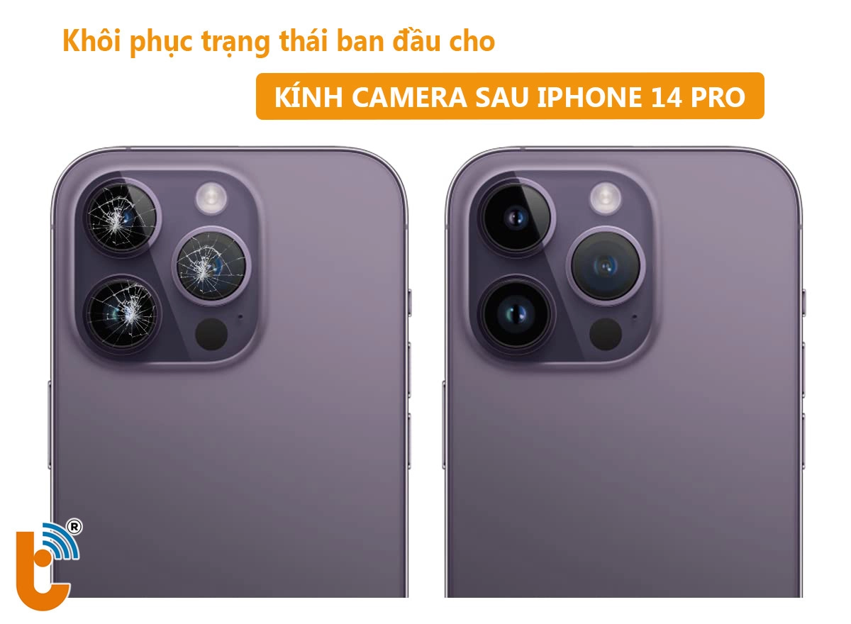 Thay kính camera sau iPhone 14 Pro