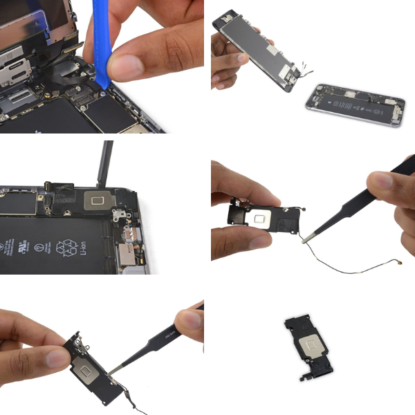 Tháo lắp loa iPhone 6s Plus