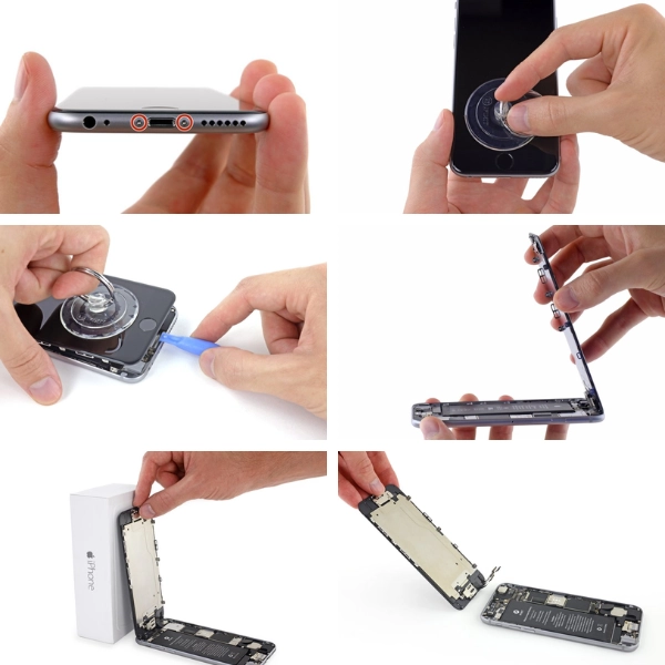 Tháo màn hình iPhone 6