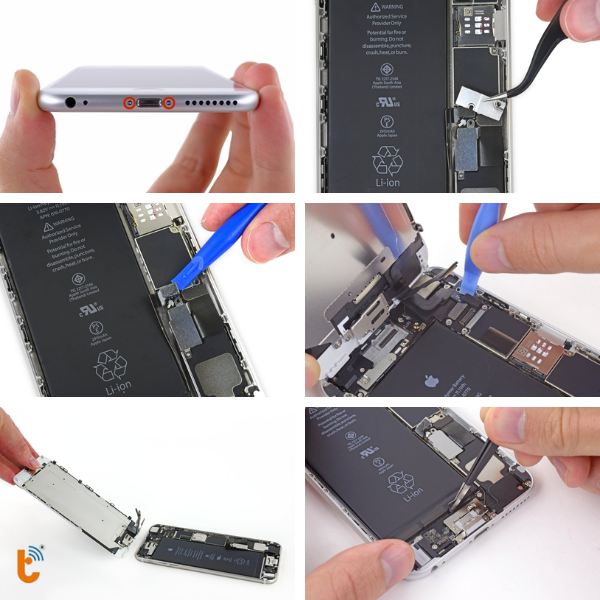 Quy tình thay pin điện thoại iPhone