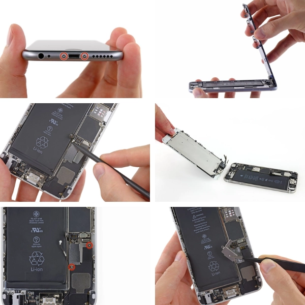 Quy trình thay rung cho điện thoại iPhone 6 Plus