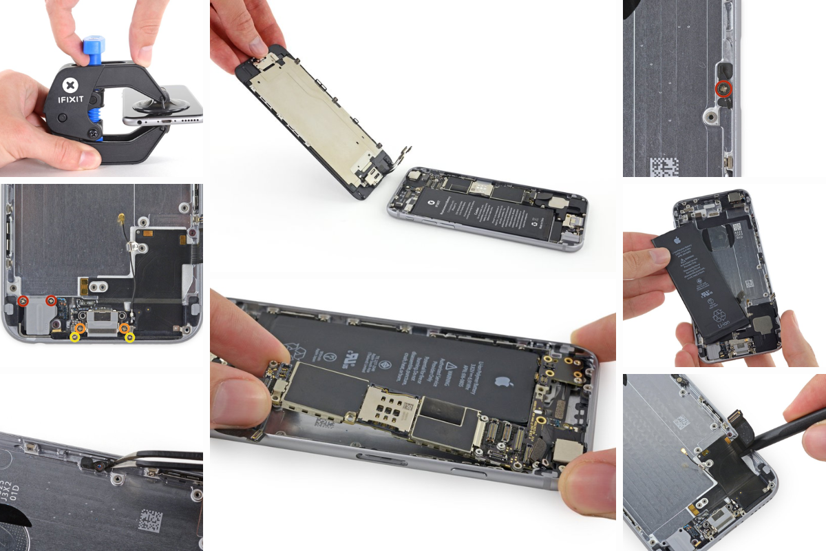 Quy trình thay vỏ iPhone 6 chuyên nghiệp
