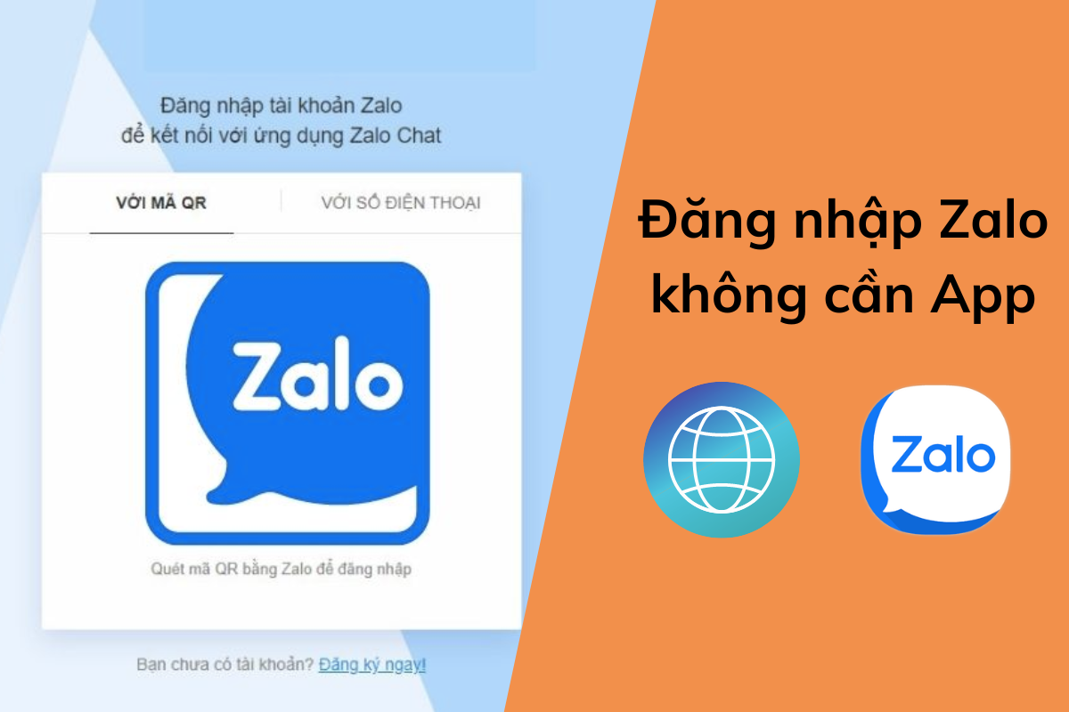 Đăng nhập Zalo không cần tải app về chỉ trong 3 bước