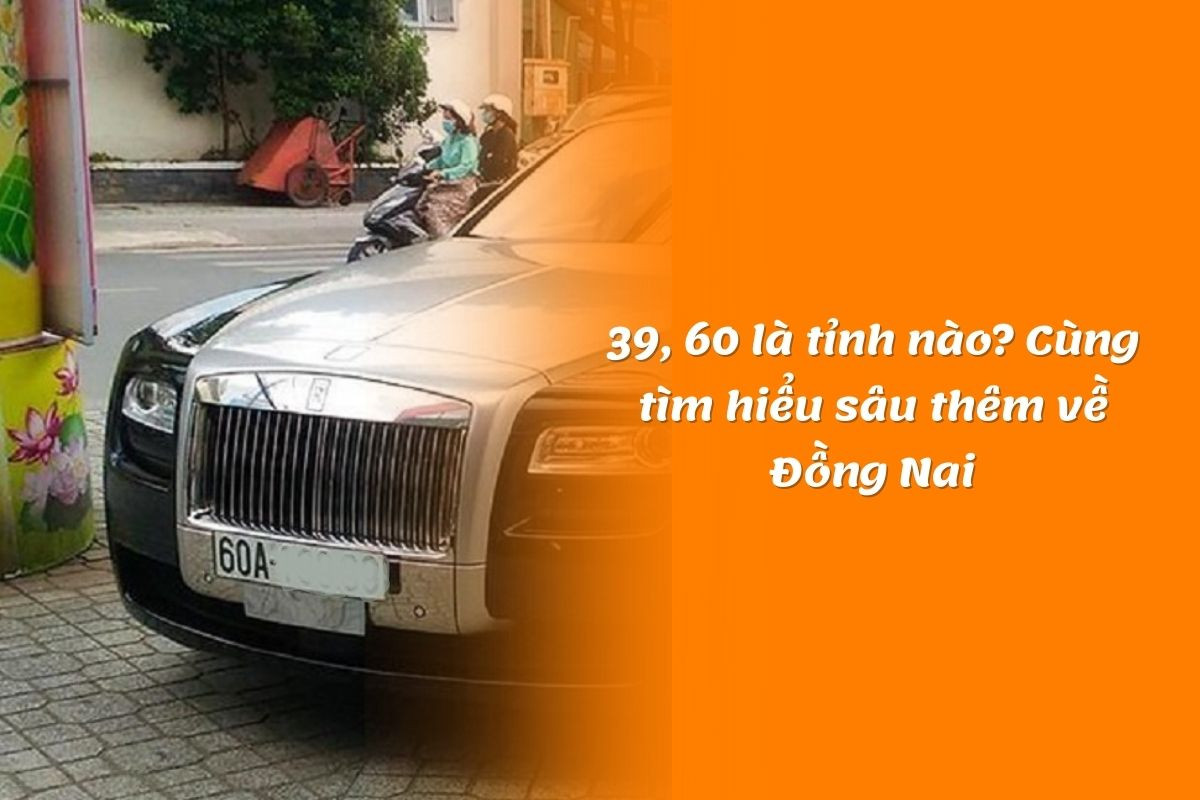 39, 60 là tỉnh nào? Biển số xe 39, 60 ở đâu? có đúng Đồng Nai?