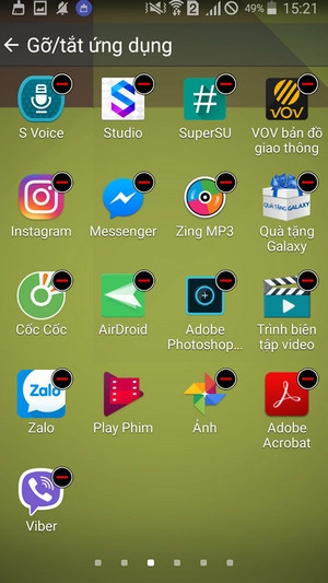 Kết quả sau khi xóa