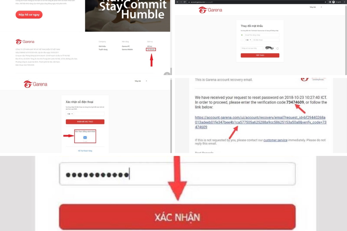 cách đổi mật khẩu Garena tiện lợi và nhanh chóng khi bạn dùng điện thoại 