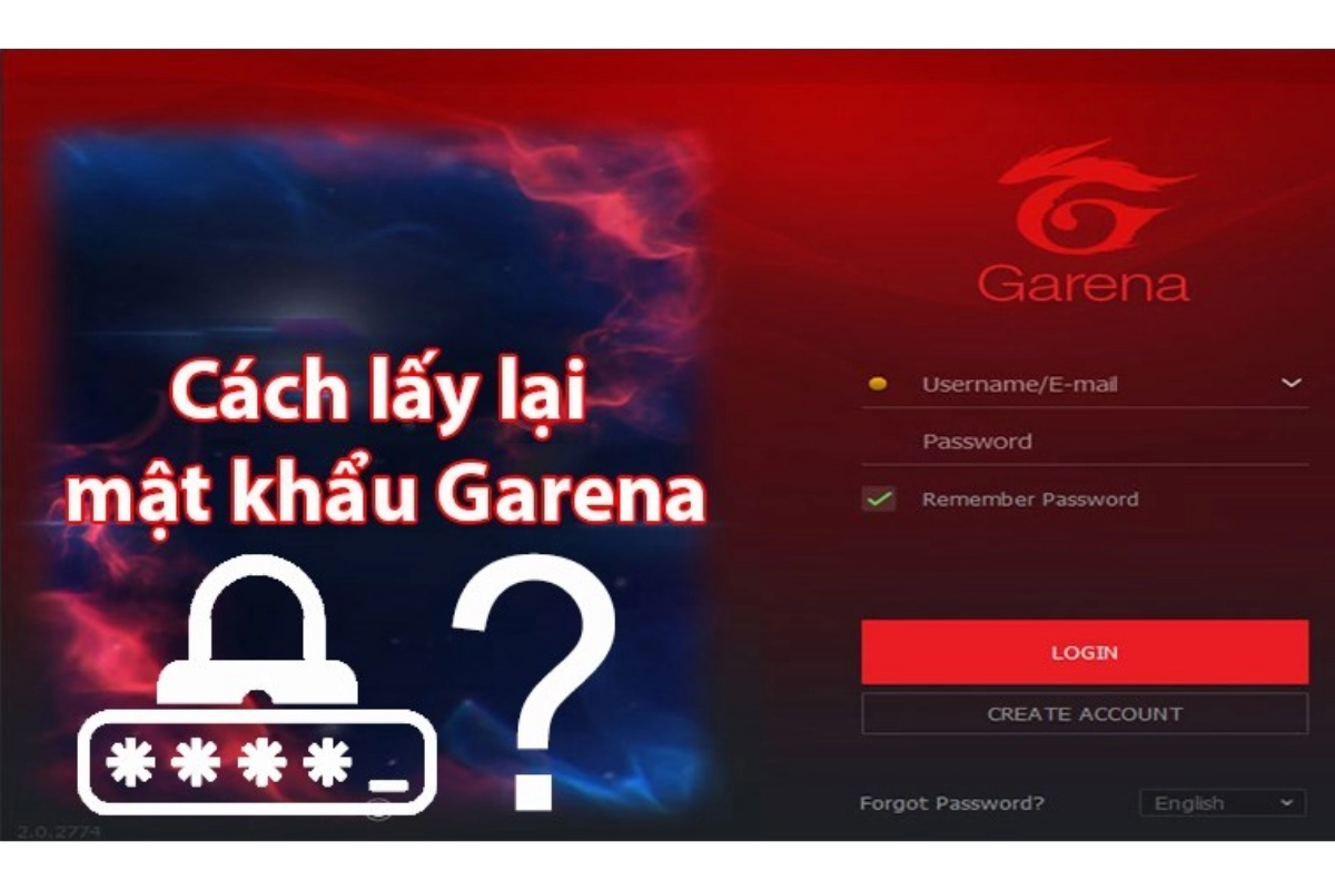 Cách đổi hoặc lấy lại mật khẩu Garena