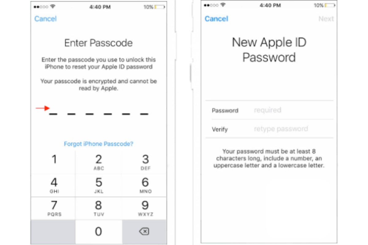 khôi phục tài khoản ID Apple 4
