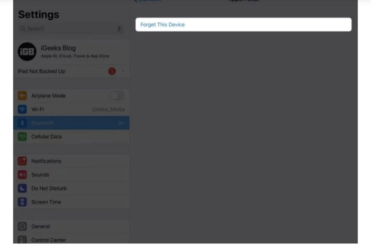 Lỗi thường gặp trên Apple Pencil 2 7