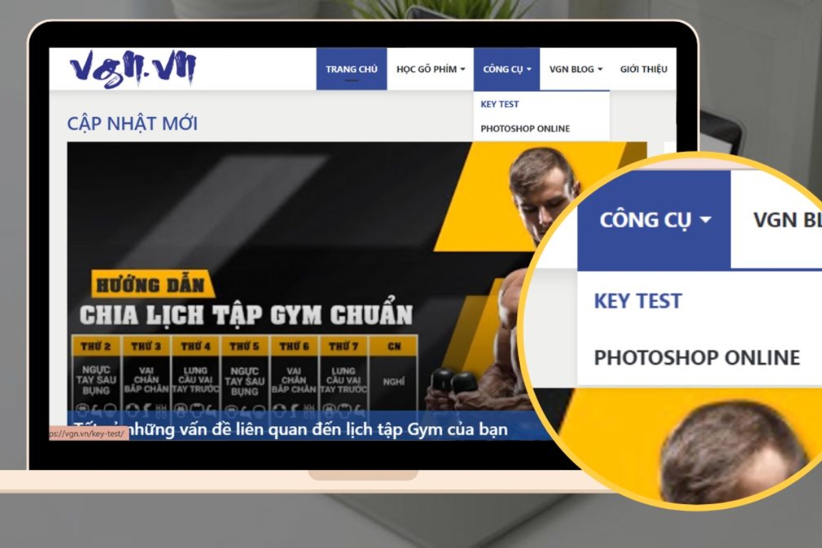 Vgn.vn – Test bàn phím online tốt
