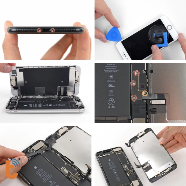 Thay cáp nguồn iPhone 7 Plus 2