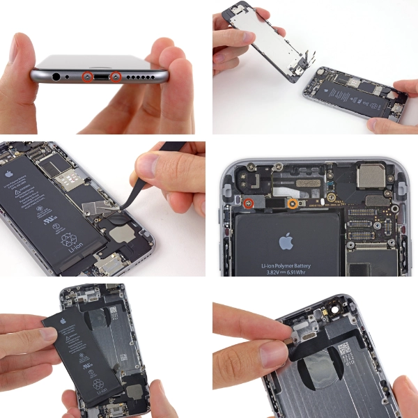 Thay cáp nguồn cho đt IP X