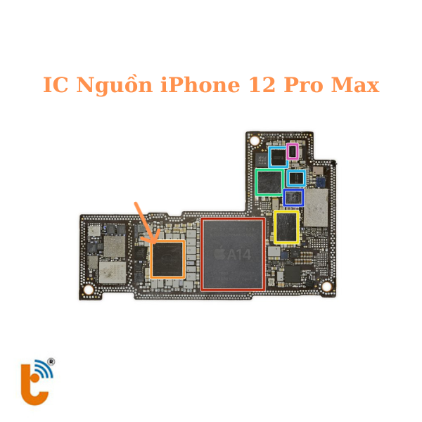 Thay IC nguồn iPhone 12 Pro Max